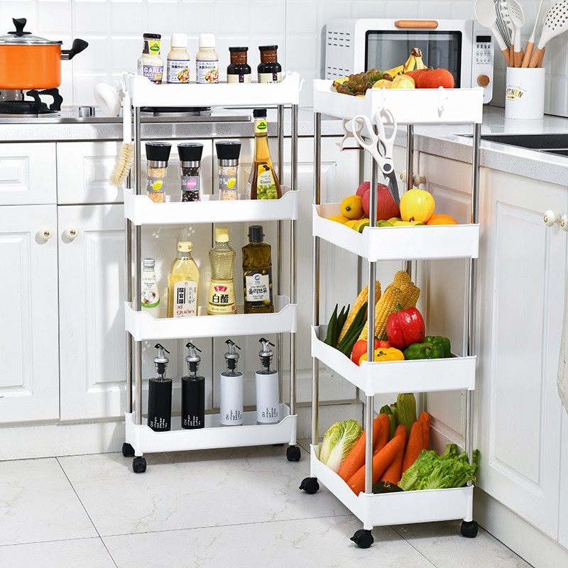 带轮子的厨房架子